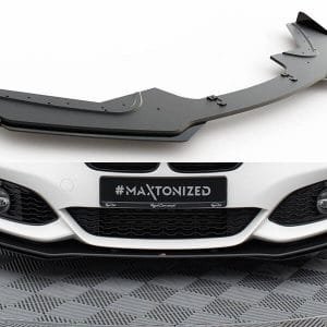 Street Pro Lip delantero V.3 + Flaps para BMW 1 F20 M-Pack Facelift / M140i - Maxton Design