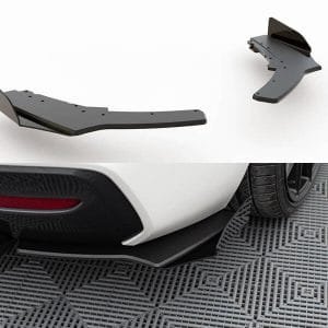 Splitters laterales traseros Street Pro V.2 + Flaps para BMW serie 1 F20 M140i - Maxton Design