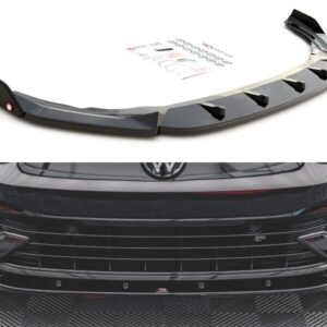 Lip delantero V.2 + Flaps Volkswagen Golf R Mk8 - Maxton Design