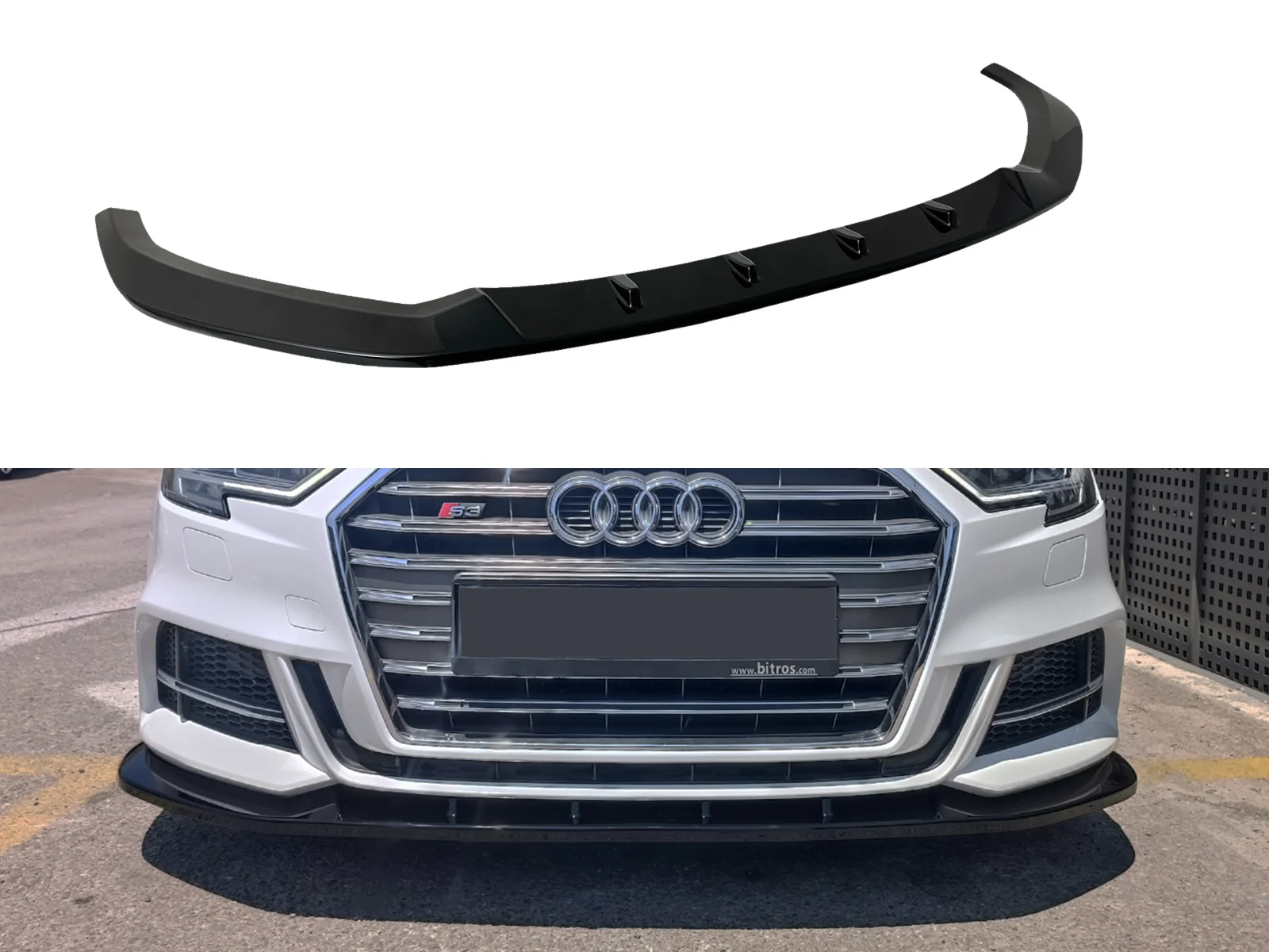Lip Delantero para Audi S3 / A3 S-Line 8V Facelift: Mejora el Estilo y Rendimiento de tu Vehículo