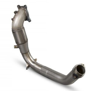 Downpipe con catalizador deportivo de alto flujo Honda Civic Type R FK2 RHD