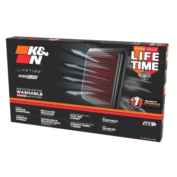 Filtro de aire K&N para Jeep Cherokee, Wagoneer y Brairwood - imagen 2