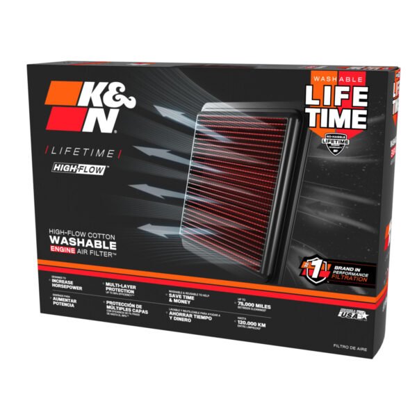 Filtro de aire K&N para Toyota Land Cruiser 300, Land Cruiser y Lexus LX500d - imagen 2