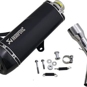 Akrapovic BLACK EDITION Slip-on Vespa GTS125 2009-2016
