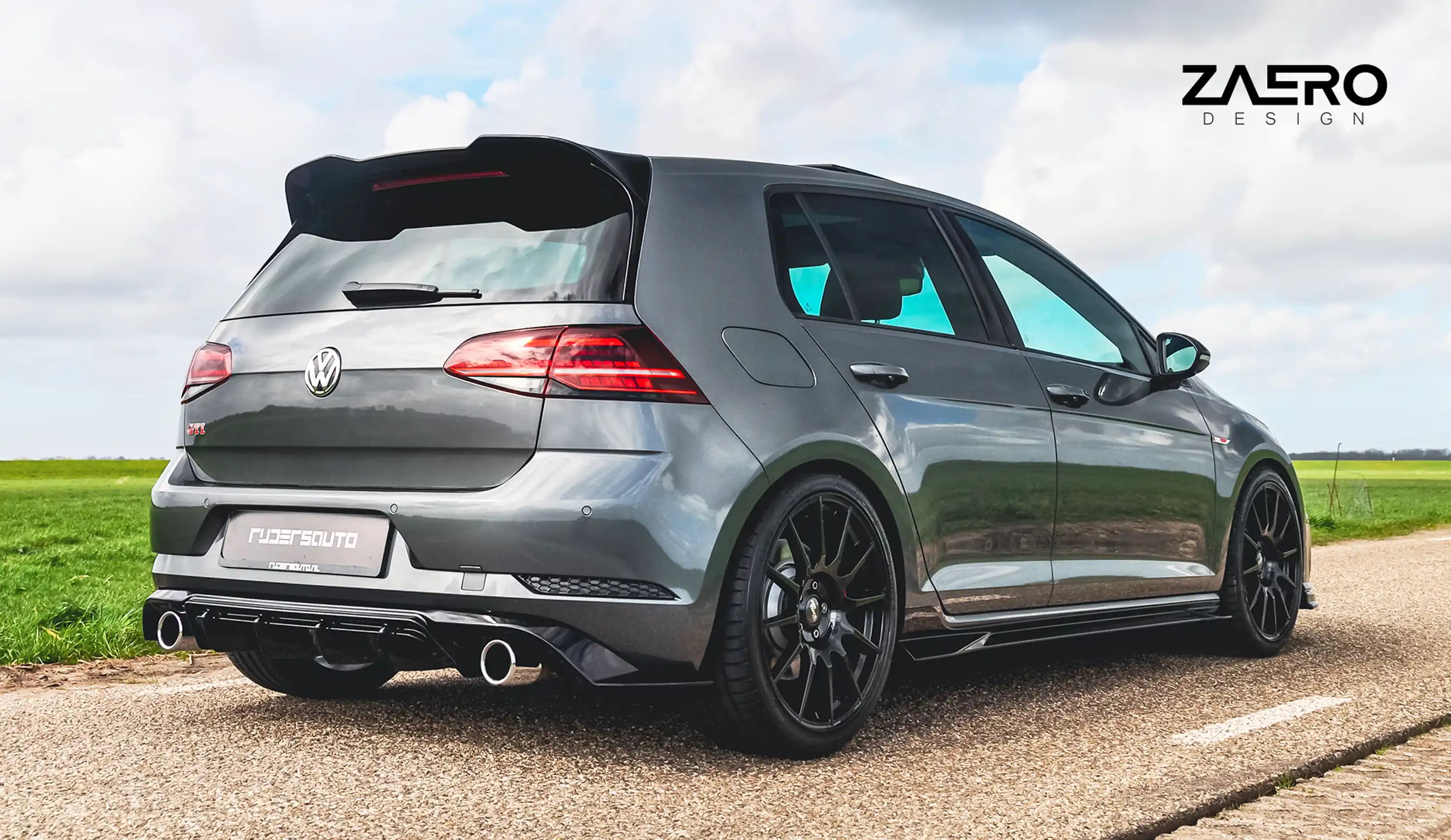Alerón Volkswagen Golf R Mk7 Mk7.5 (2014–2020)