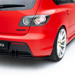 Juego tuning de Splitters Laterales Traseros Mazda 3 MPS Mk1 Versión EU - Maxton Design