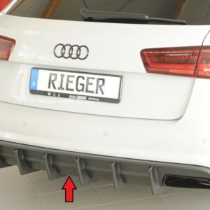 Difusor Trasero Rieger para Audi A6 (4G/C7) - Compatible con S-Line