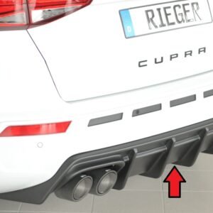 Difusor Trasero Rieger para Seat Ateca Cupra
