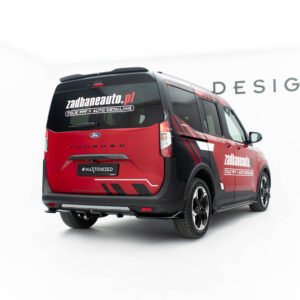 Splitter Trasero con Barras Verticales para Ford Tourneo Courier Mk2 - Maxton Design
