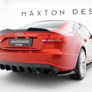 Difusor Trasero Audi A5 S-Line Sportback 8T (Versión con salidas de escape simples a ambos lados) - Maxton Design