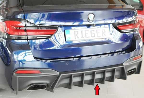Alerón inferior trasero Rieger para BMW 5er G30/G31 M-Sport