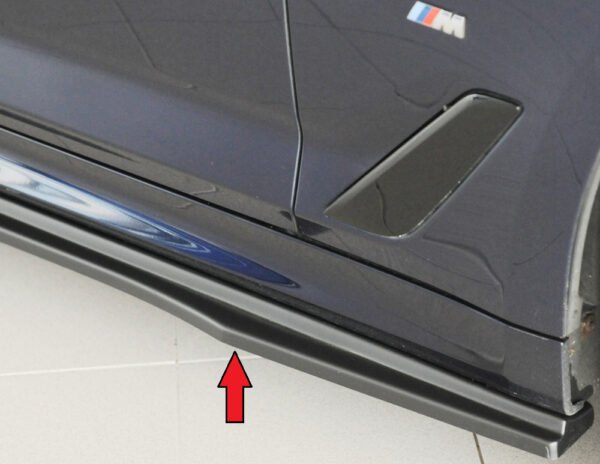 Aletín lateral derecho Rieger para BMW 5er G30/G31 con paquete M Sport