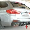 Inserto trasero Rieger para BMW 5er G30/G31 con paquete M Sport