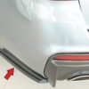 Extensión lateral izquierda de paragolpes trasero Rieger para BMW 5er G30/G31