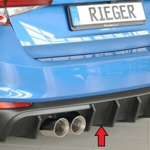 Inserto trasero Rieger para Skoda Fabia (PJ), con salidas izquierda y derecha