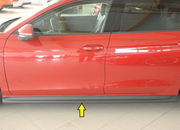 Talón lateral izquierdo Rieger para Skoda Superb IV (NZ/3Y)