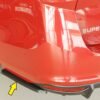 Añadido lateral izquierdo de paragolpes trasero Rieger para Skoda Superb IV (NZ/3Y)