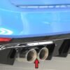 Salida doble de escape FOX izquierda 2x90 mm para Skoda Fabia (PJ)