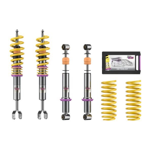 Suspensión roscada KW V1 inox para Audi A4 B5, referencia 10210012