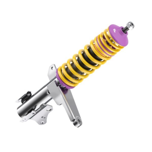 Suspensión roscada KW V1 inox para Audi 80 y Audi 80 Avant, con tornillo M14 en el puntal delantero, referencia 10210016