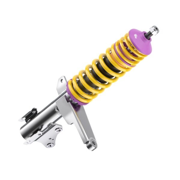 Suspensión roscada KW V1 inox para Audi 80, Audi 90 y Audi Coupé, con tornillo M12 en el puntal delantero, referencia 10