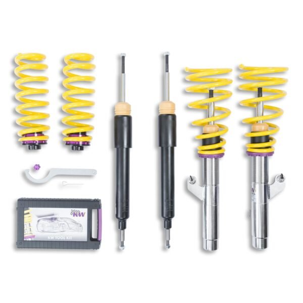 Suspensión roscada KW V1 inox para BMW Serie 1 E81, E87 y Coupé E82 — 10220039