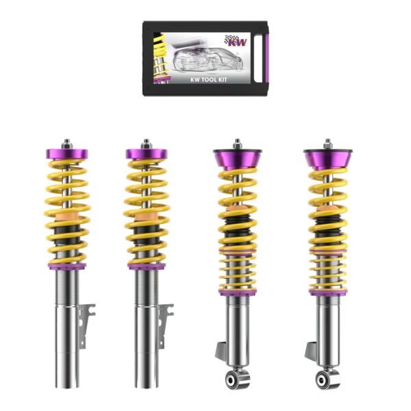 Suspensión roscada KW V1 inox para Porsche 911 (996), Cabriolet y Targa – 10271002
