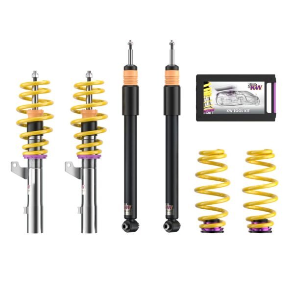 Suspensión roscada KW V1 inox para Skoda Superb III y VW Passat 3G, referencia 102800AQ