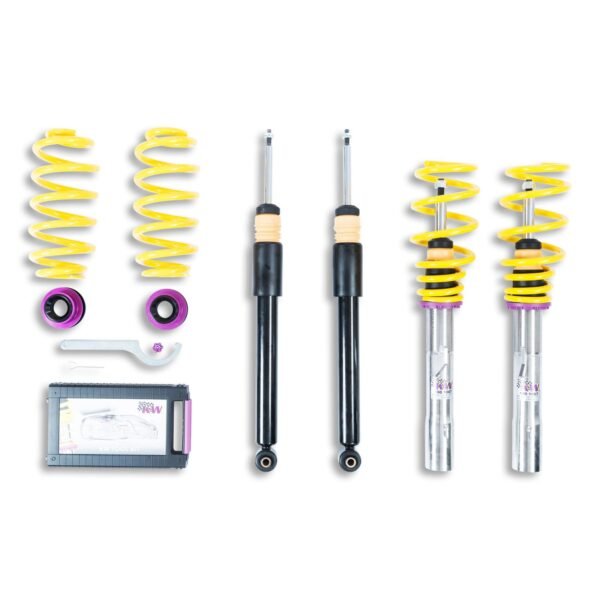 Suspensión roscada KW V1 inox para Audi Q3 Sportback, Cupra Ateca, Seat Ateca, Tarraco, Skoda Karoq, Kodiaq y VW Tiguan
