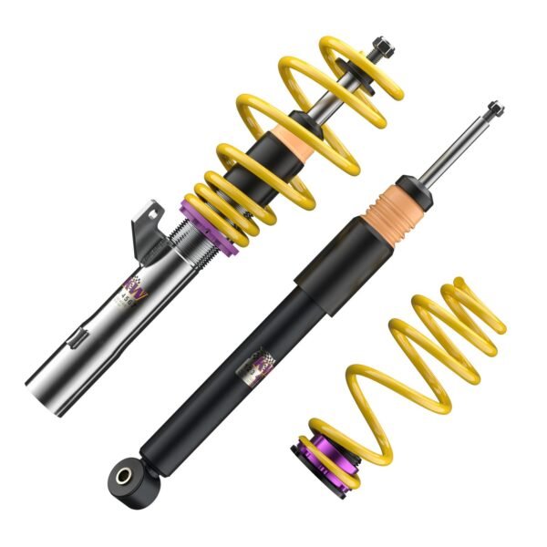 Suspensión roscada KW V1 inox para SEAT León 1P1 y VW Golf VI 5K1/1K_, referencia 10281031