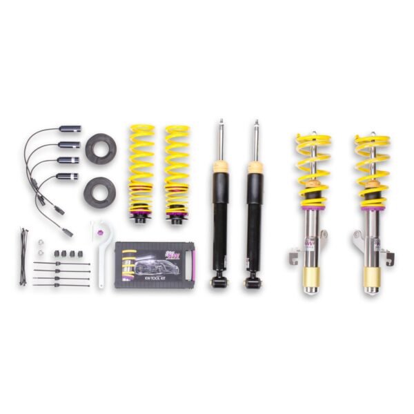Suspensión roscada KW V2 inox para BMW 3 y 4 con desactivación electrónica, ref. 1522000T