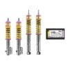 Suspensión roscada KW V2 inox para VW Corrado (53I), ajuste de rebote