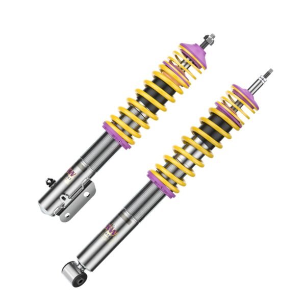 Suspensión roscada KW V2 inox para VW Corrado (53I), ajuste de rebote