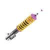 Suspensión roscada KW V2 inox para VW Corrado (53I), ajuste de rebote