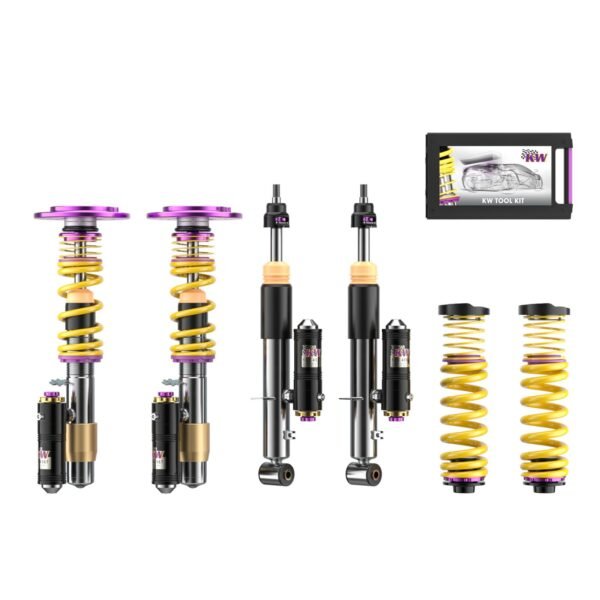 Imagen orientativa oficial de la gama Suspensión roscada KW Clubsport V4 para Audi A3 Sportback 8P