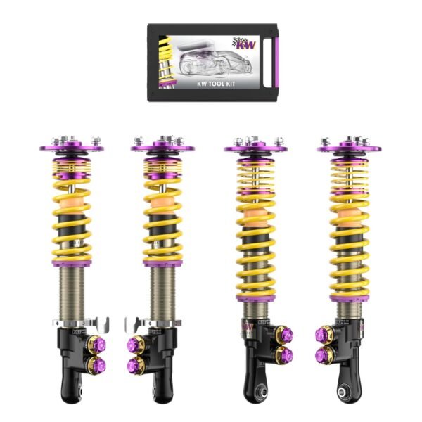 Suspensión roscada KW V5 para Honda NSX I, con ajuste independiente de rebote y compresión