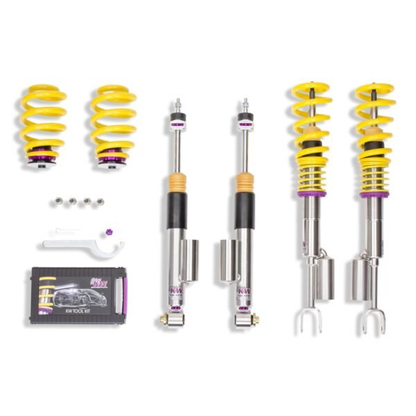 Suspensión roscada KW V3 inox para Audi RS6 C6, sin electrónica