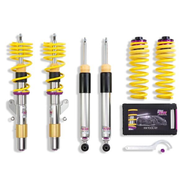 Suspensión roscada KW V3 inox para BMW Serie 1, 2, 3 y 4
