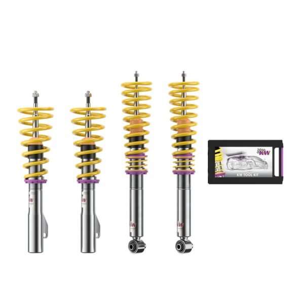 Suspensión roscada KW V3 inox para BMW 7er E38, sin amortiguación electrónica