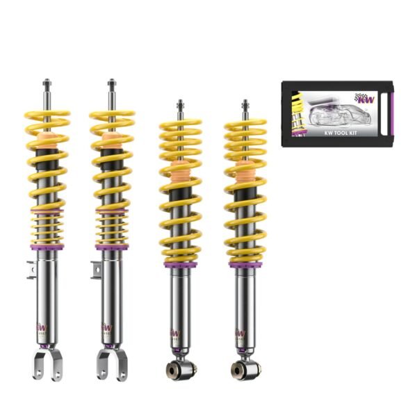 Suspensión roscada KW V3 inox para BMW 5er (G30, F90), con desactivación electrónica