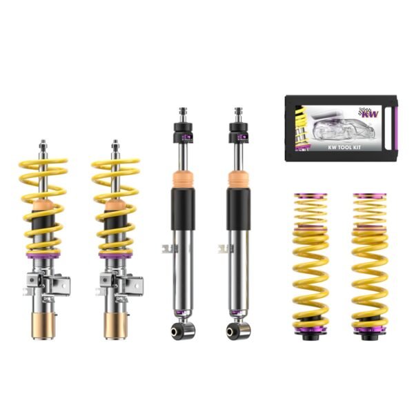 Suspensión roscada KW V3 inox con desactivación electrónica para BMW Z4 y Toyota Supra