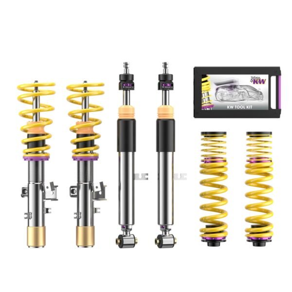 Suspensión roscada KW V3 inox para BMW 2 Coupé y BMW 3, sin amortiguación electrónica