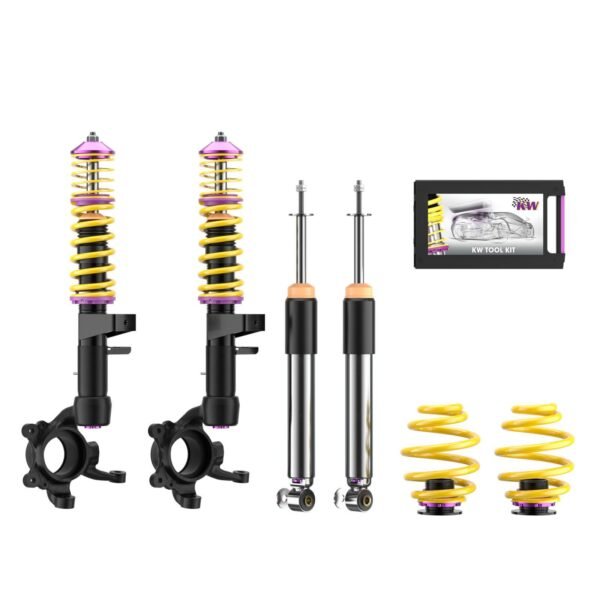 Suspensión roscada KW V3 para BMW 3er E30, con puntales delanteros de intercambio