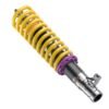 Suspensión roscada KW V3 inox para Honda Civic, con sujeción de horquilla trasera