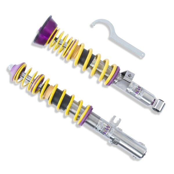 Suspensión roscada KW V3 inox para Porsche 911 (993), con ajuste de rebote y compresión