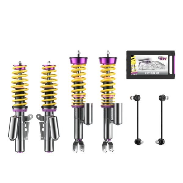 Suspensión roscada KW V3 inox para Porsche 911 (997) sin PASM