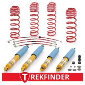 Suspensión elevada TREKFINDER +55 mm con Bilstein B6 para Suzuki Jimny I (FJ, gasolina)