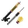 Imagen orientativa oficial de la gama Suspensión roscada KW V3 inox para BMW 5er (E34), con modificación de puntal delantero