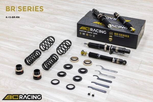 Suspensión roscada BC Racing BR para Peugeot 208 A9 FWD, 5 puertas, excepto GTI, con columna de 47 mm (2012-2019)