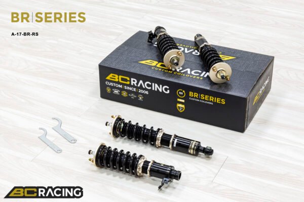 Suspensión roscada BC Racing BR para Honda Civic CR-X EF9/ED con montaje trasero de ojo y copela RS TYPE (1988-1991)